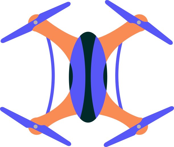 四旋翼无人机无人机玩具图片下载