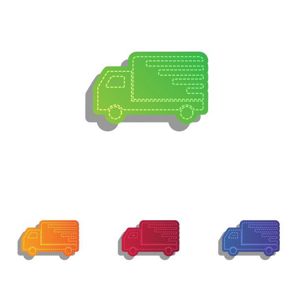 发货标志彩色贴花图片下载