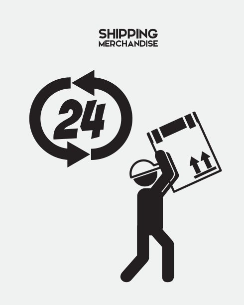 商品设计的运输物流图片下载