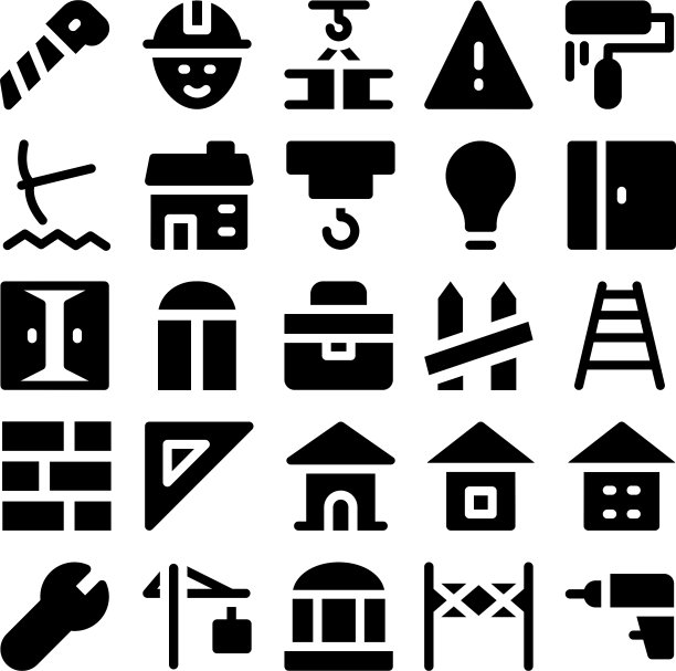 建筑图标8图片下载