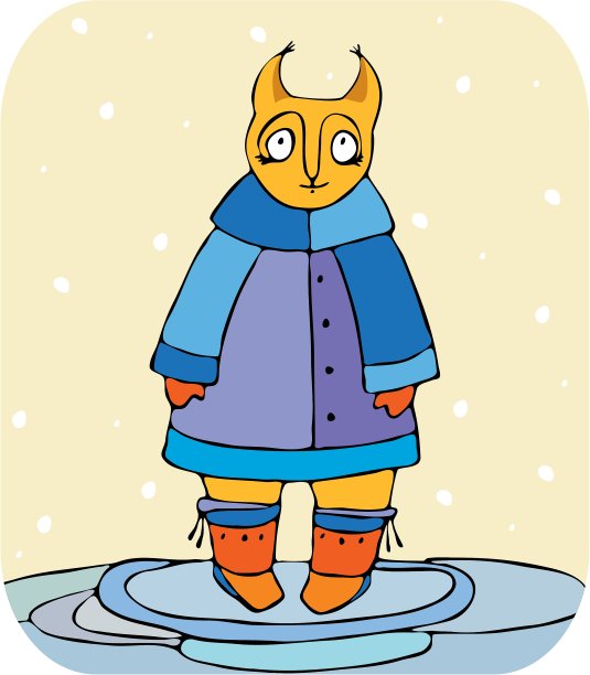 有趣的松鼠冬天图片下载