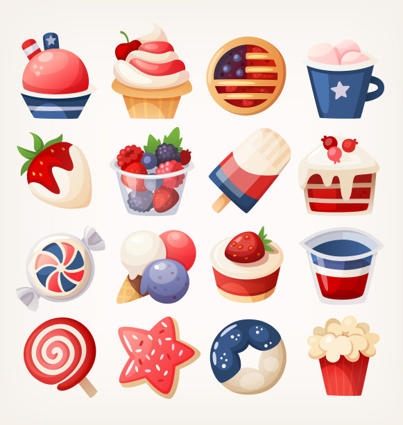 清凉夏季甜品图片下载