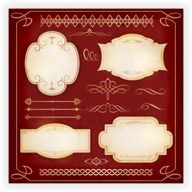 书法的设计元素图片下载