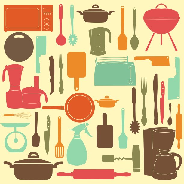 用于烹饪的厨房工具图片下载