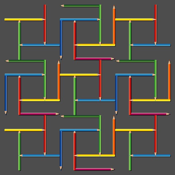 铅笔色冷图案图片下载