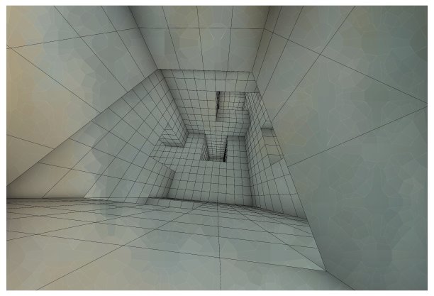 3d未来迷宫阴影室内图片下载