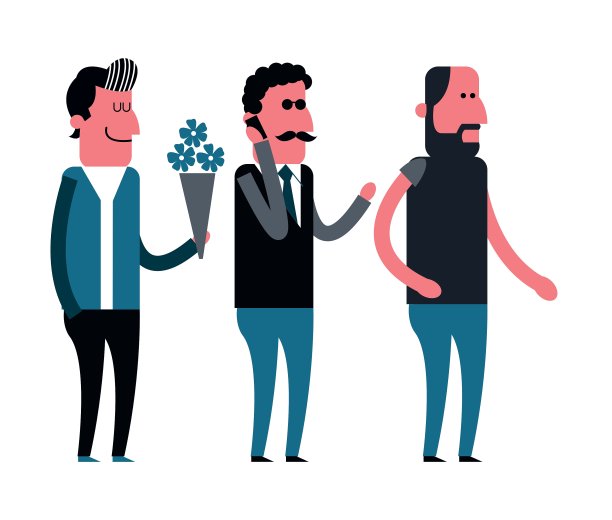 人卡通图标集人设计图片下载