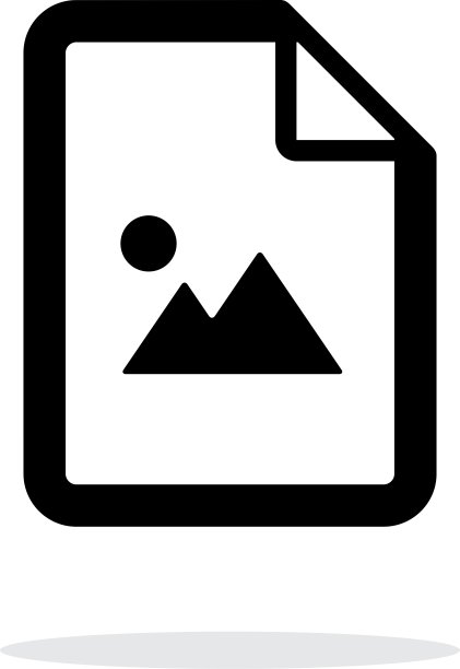 白色背景上的照片文件图标图片下载