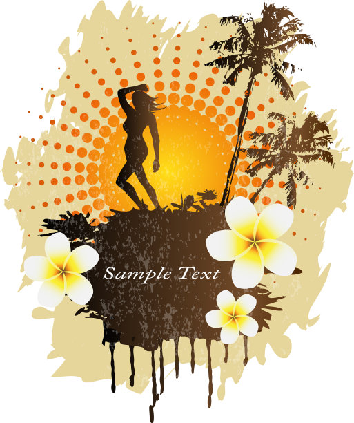 夏威夷破旧的背景图片下载