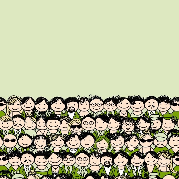 无缝模式与人的图标为您的设计图片下载