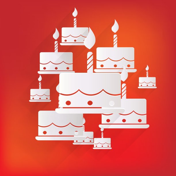 生日蛋糕网页图标图片下载