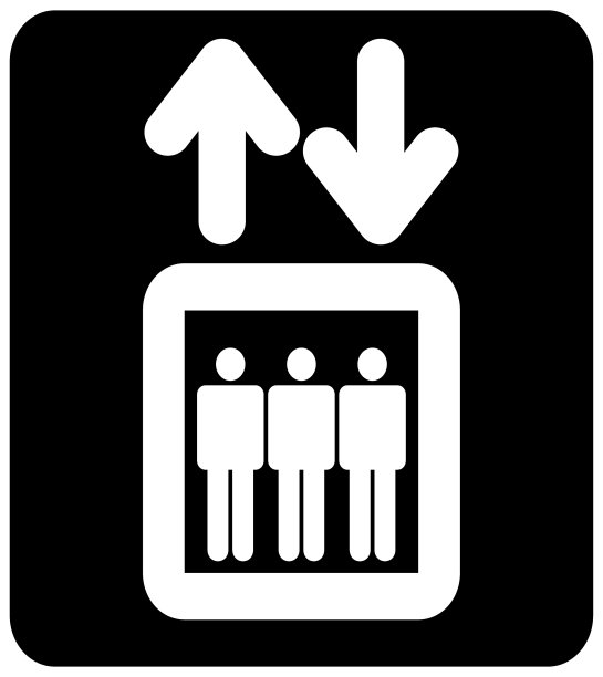 电梯的迹象图片下载