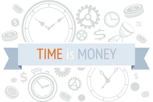 时间就是金钱的概念图片下载