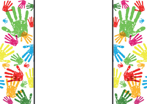 抽象手印背景图片下载