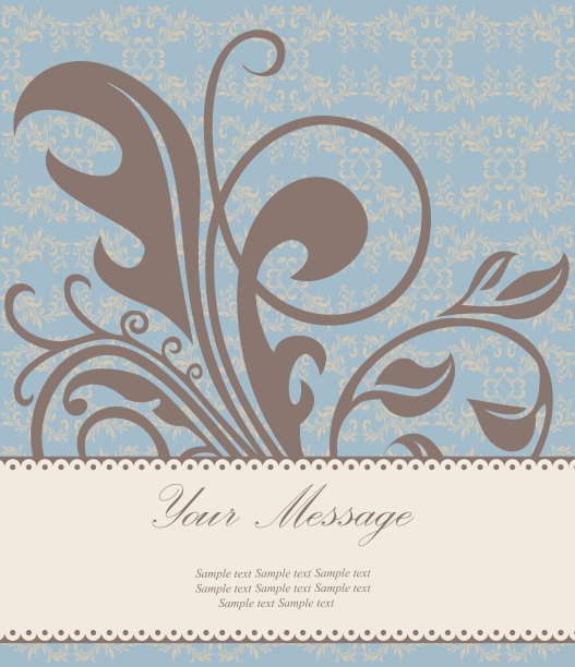 美丽的花卡图片下载