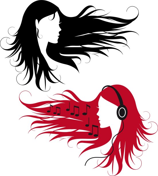 长卷发的女人图片下载