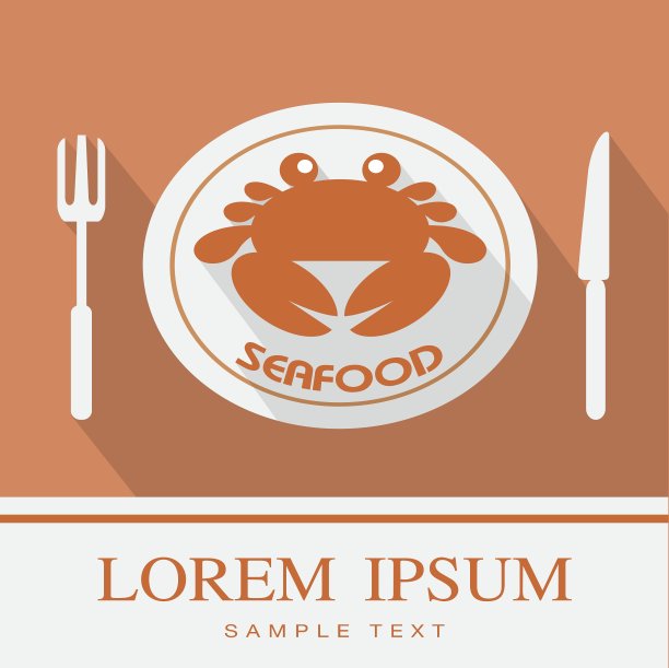 蟹叉和刀图标3图片下载