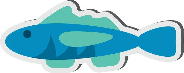 单鱼图标图片下载