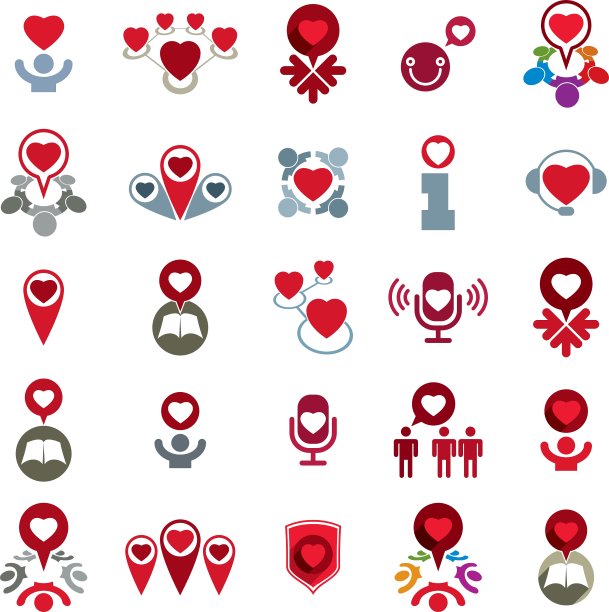 情人节主题图标合集图片下载