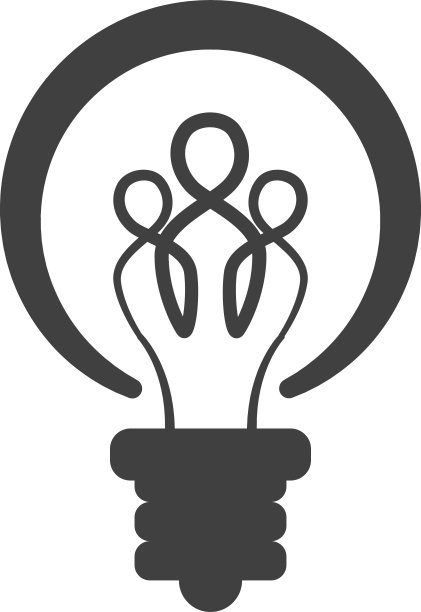 团队图标抽象人员和支持设计图片下载