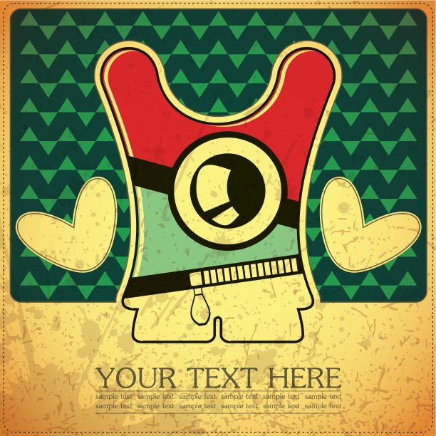 怪物在垃圾摇滚背景图片下载