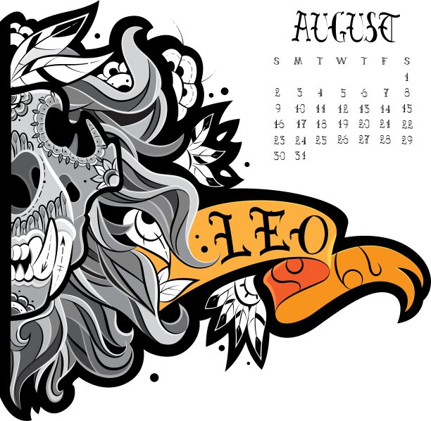 狮子纹身图片下载