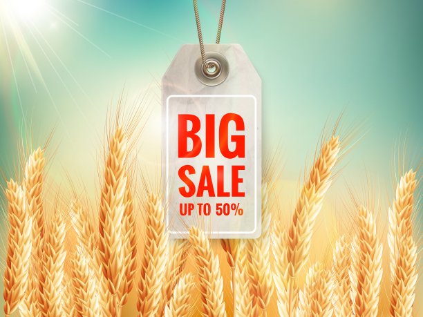 秋季季节性销售标签EPS 10图片下载