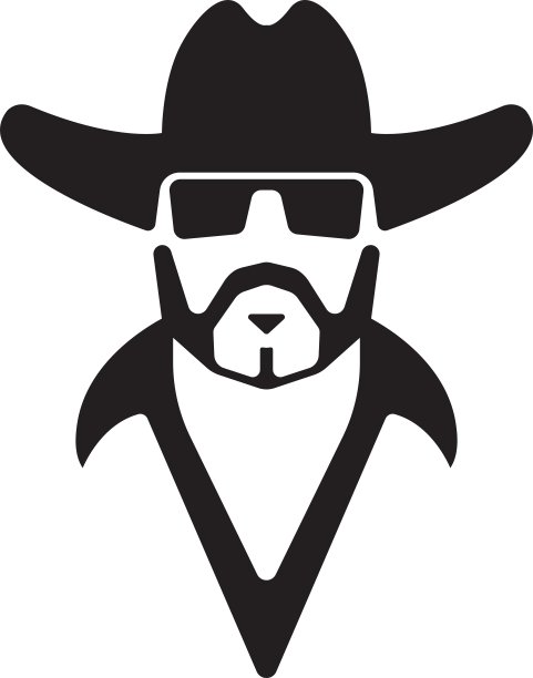 有胡子的男人轮廓图片下载