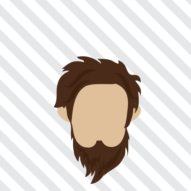 潮人风格图标设计图片下载