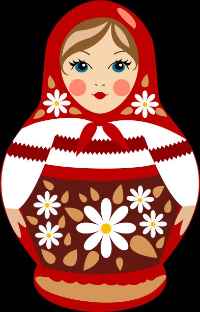红色俄罗斯娃娃详细介绍图片下载