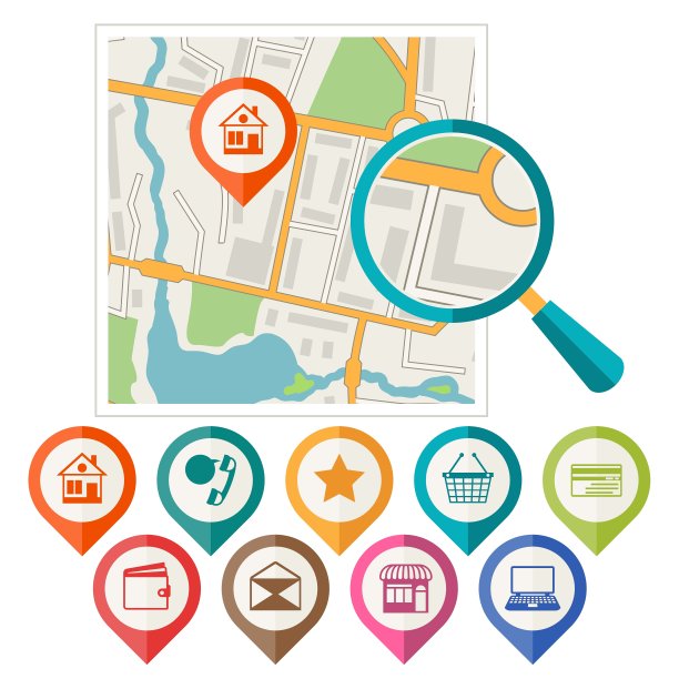 城市地图的抽象背景与设定的各种图片下载