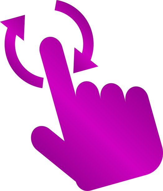 手势徽章手与图片下载