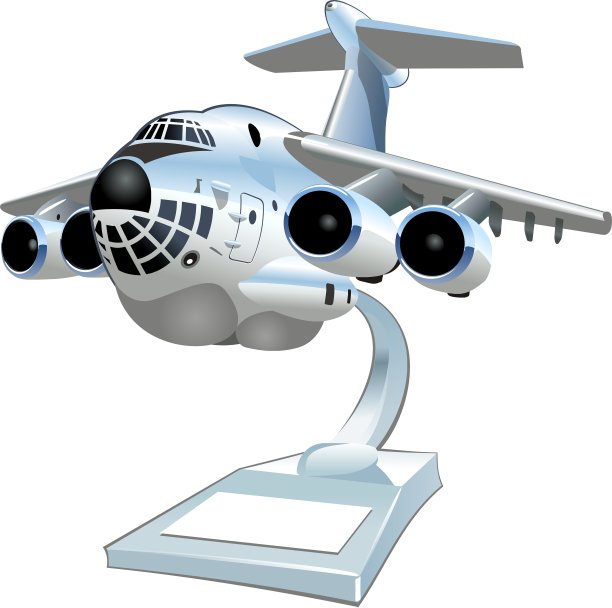 卡通货运飞机图片下载