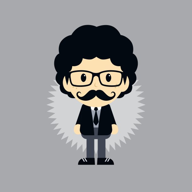 胡子的年轻人图片下载