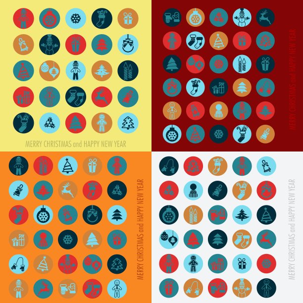 圣诞节图标设置图片下载