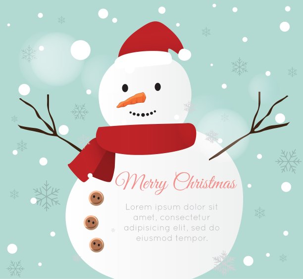 雪人卡图片下载