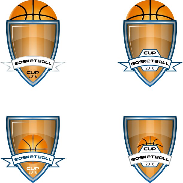 篮球队的标志和奖杯图片下载