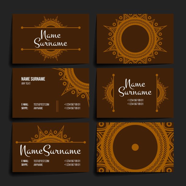 一套设计模板与名片图片下载