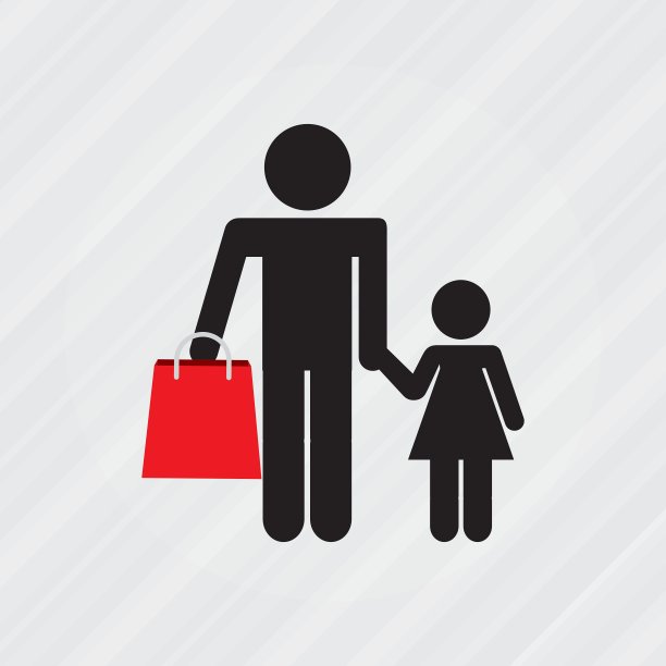 人们购物设计图片下载