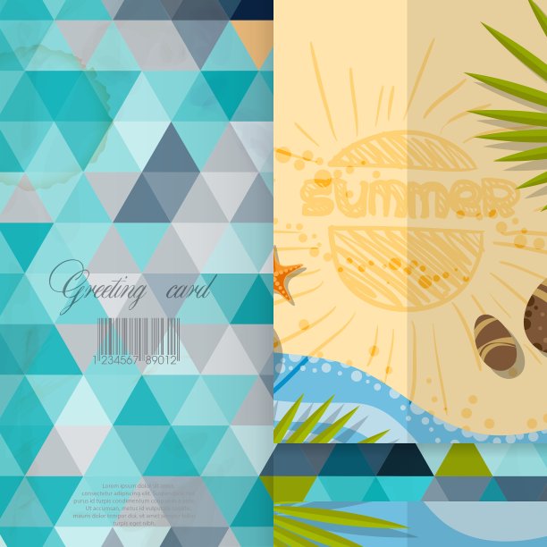 贺卡设计模板图片下载