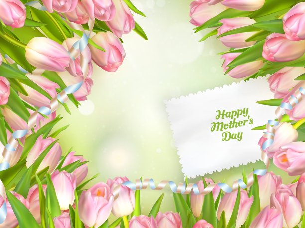 一束郁金香EPS 10图片下载