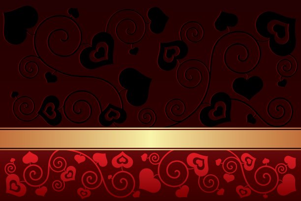 情人节背景与心图片下载