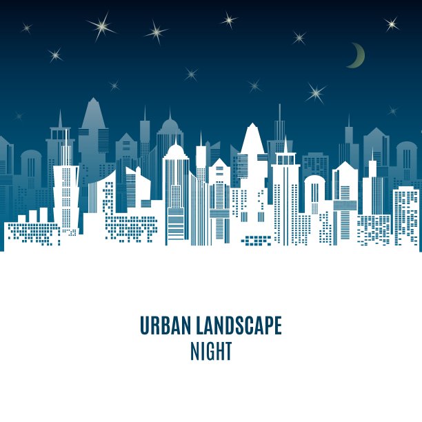 城市城市设计夜晚景观图片下载