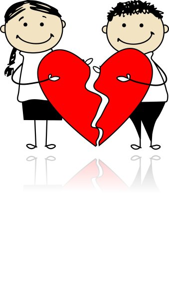 情人节情侣的两部分大红色图片下载