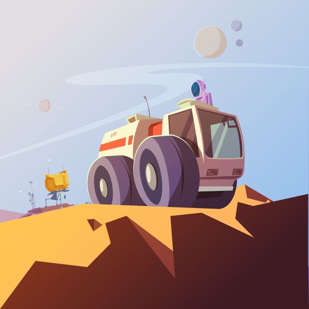 研究飞行器和宇航员图片下载