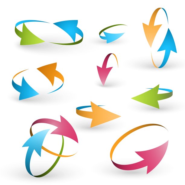 游标图形的卷集图片下载