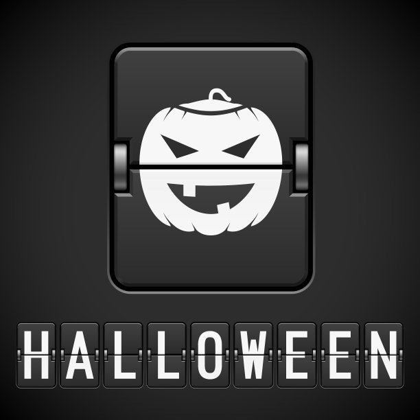 记分牌万圣节标志的设计者图片下载