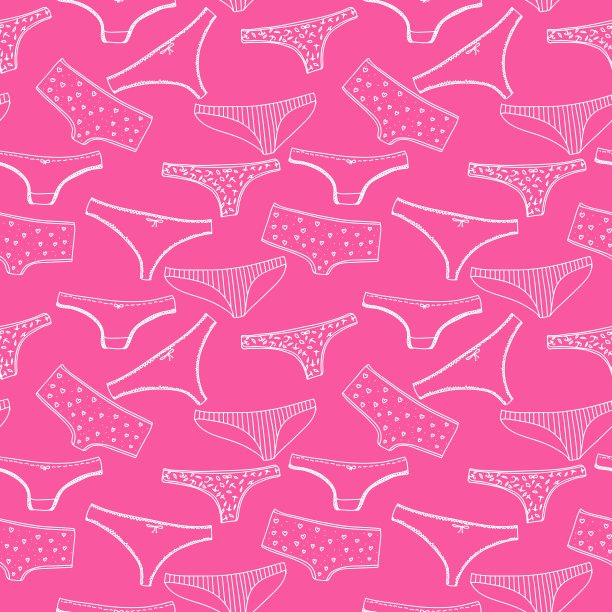 无缝模式的内衣裤图片下载