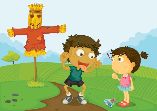 农场的孩子图片下载