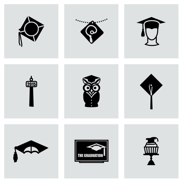 学院帽图标合集图片下载